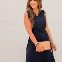 Simple Tie Strap Midi Dress -Women's Clothing Store BB 8707 e2e95f88 5b32 4a28 8593 632d8cd9fbf2 923150