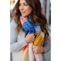 Fuzzy Wonders Multi Colored Scarf -Women's Clothing Store BB 8709 549bf474 c94c 448c a9bf f33d2a84a6e4