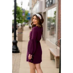 Ruffled Accent Dress 11 Ruffled Accent Dress -Women's Clothing Store BB 8714 58efd769 7d4f 47bb 8f38 dc314af27153