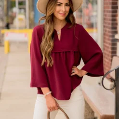 Bell Sleeve Peplum V Blouse 25 Bell Sleeve Peplum V Blouse -Women's Clothing Store BB 8726 946a61d7 5665 4883 a525 7bd5dac45908 940421