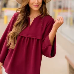 Bell Sleeve Peplum V Blouse 21 Bell Sleeve Peplum V Blouse -Women's Clothing Store BB 8741 540a0a49 3888 4ae1 9360 0ec228eb1b00 619557