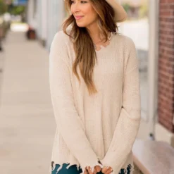 Distressed Sweater -Women's Clothing Store BB 8746 f9f69d58 72f0 4a26 bf7d 0bc1b864363c 706379