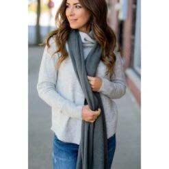Basic Knit Scarf -Women's Clothing Store BB 8751 35280a7f bfea 4c4e b264 15f98fc87f3e