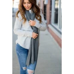 Basic Knit Scarf -Women's Clothing Store BB 8753 e4d71c85 05e0 4ad8 957d cafbb06eb66d