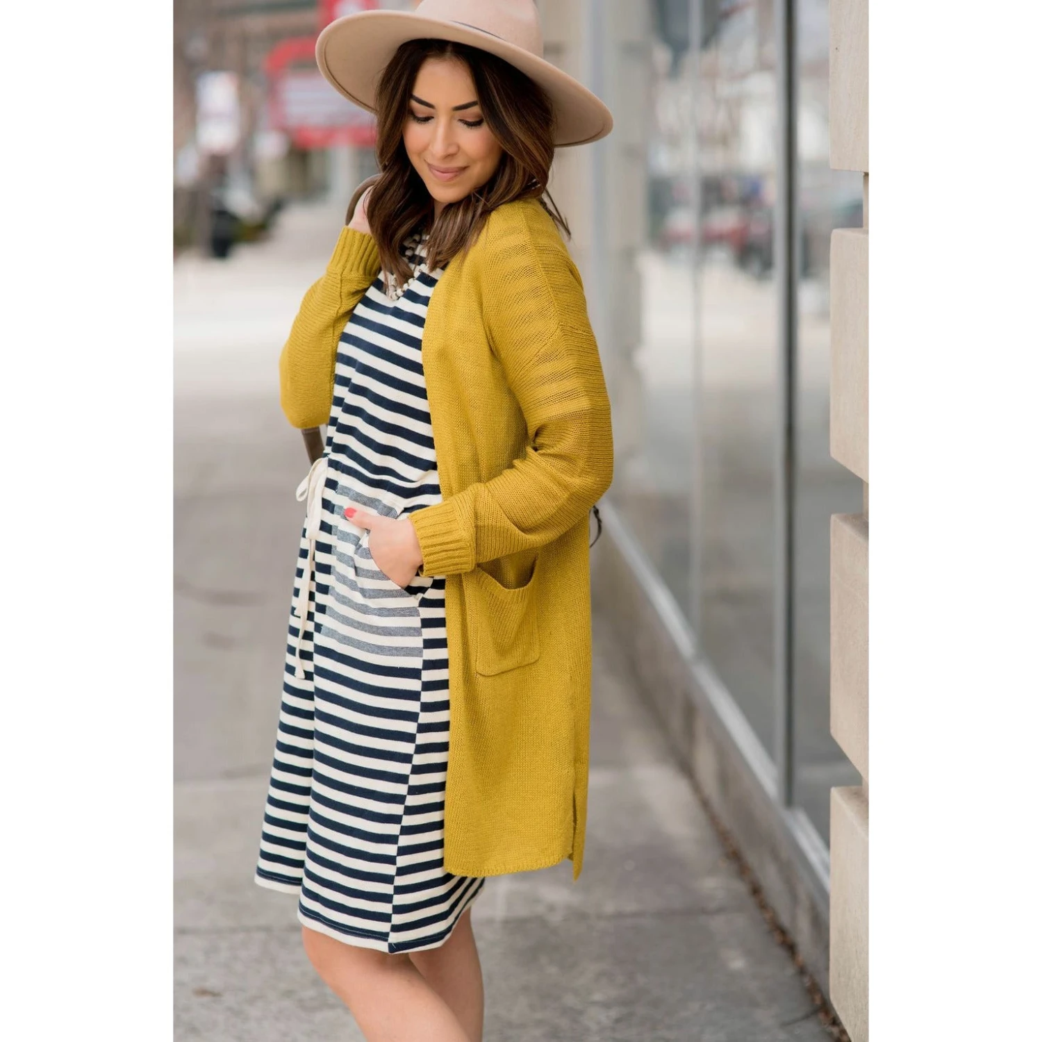 Two Toned Striped Dress 9 Two Toned Striped Dress - Image 9