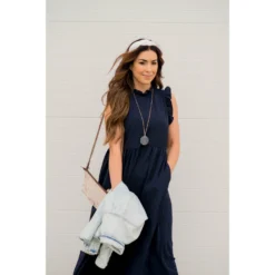 Dressy Ruffle Trim Maxi Dress -Women's Clothing Store BB 8773 2cd5dfe3 9ecd 4b45 a206 c1e99fdedb07