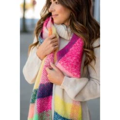 Fuzzy Wonders Multi Colored Scarf -Women's Clothing Store BB 8778 8d5e16c9 d3c8 4618 bd8f eac9446d33a1