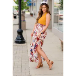 Floral Bottom Maxi -Women's Clothing Store BB 8778 f838719b ed17 43e7 aa8f 5cd0d544ffe3