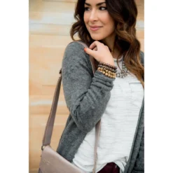 Solid Dot Accent Cardigan 17 Solid Dot Accent Cardigan -Women's Clothing Store BB 8784