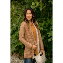 Mixed Knit Cardigan