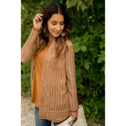 Mixed Knit Cardigan -Women's Clothing Store BB 8792 ae98a37c 984e 4960 9119 a2b78e7354f0 813452