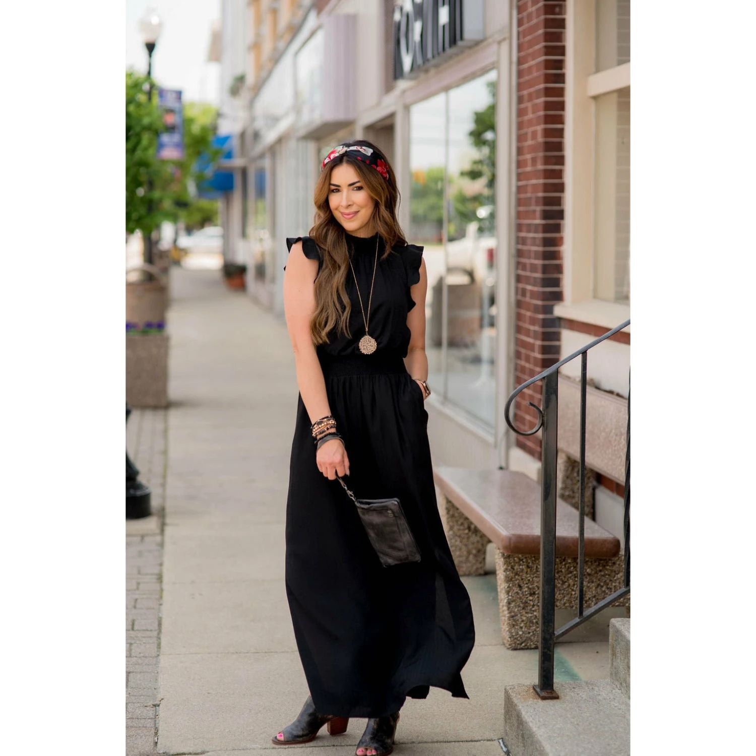 Delicate Lined Chic Ruffle Maxi 2 Delicate Lined Chic Ruffle Maxi - Image 2