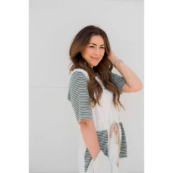 Striped Pocket T-Shirt Dress -Women's Clothing Store BB 8829 fe3a71b1 2665 4d4f 9318 620560e0169f