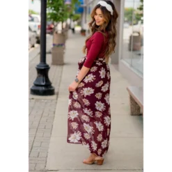 3/4 Sleeve Floral Bottom Maxi 8 3/4 Sleeve Floral Bottom Maxi -Women's Clothing Store BB 8835 3200e036 21cf 4f49 9bde 00a95ddcc935