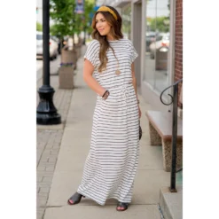 Striped Tie Maxi