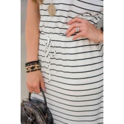 Striped Tie Maxi -Women's Clothing Store BB 8866 ca3add6e e1fb 40b8 8194 ea71d1ba4188