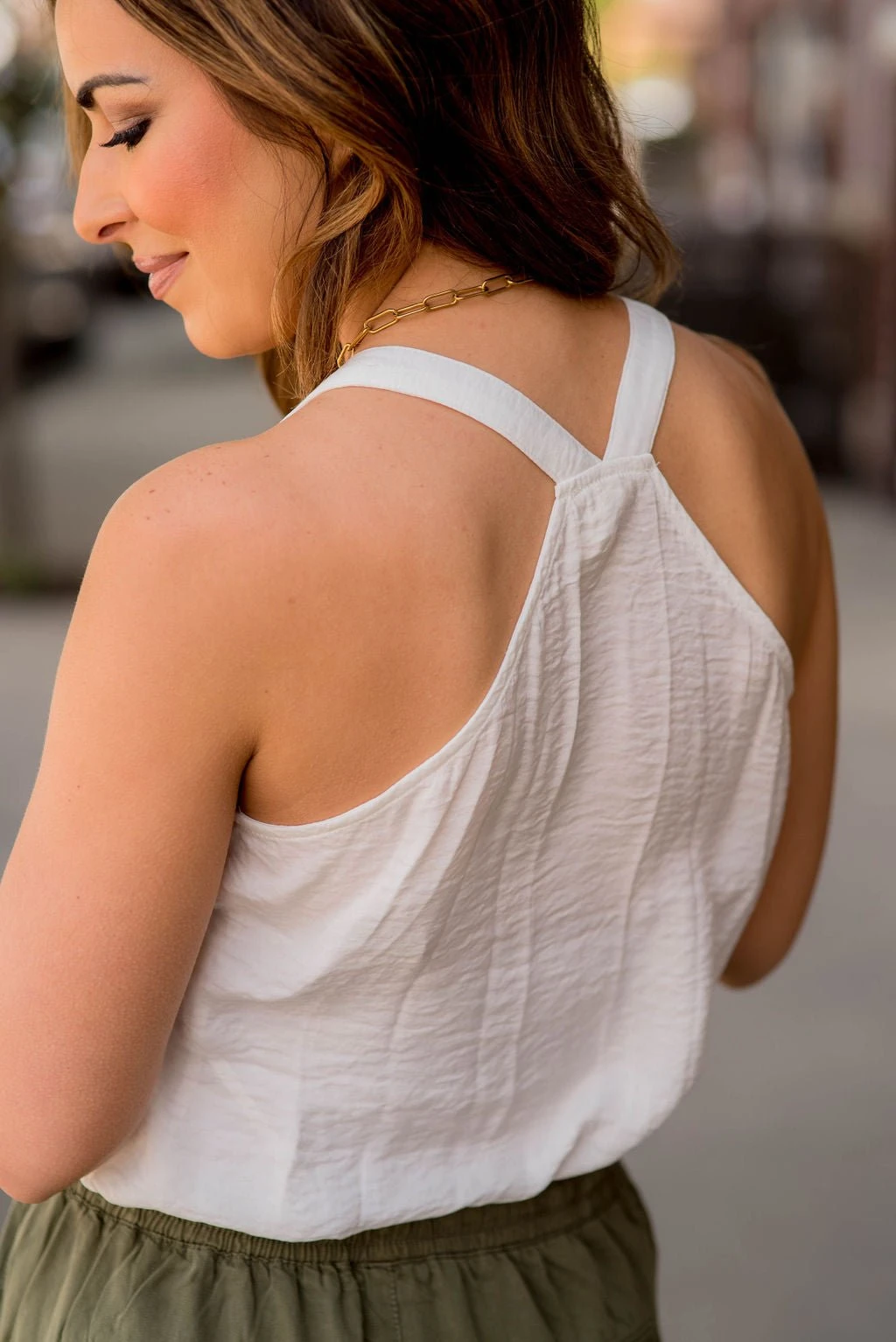 Lace Accent V Tank 8 Lace Accent V Tank - Image 8