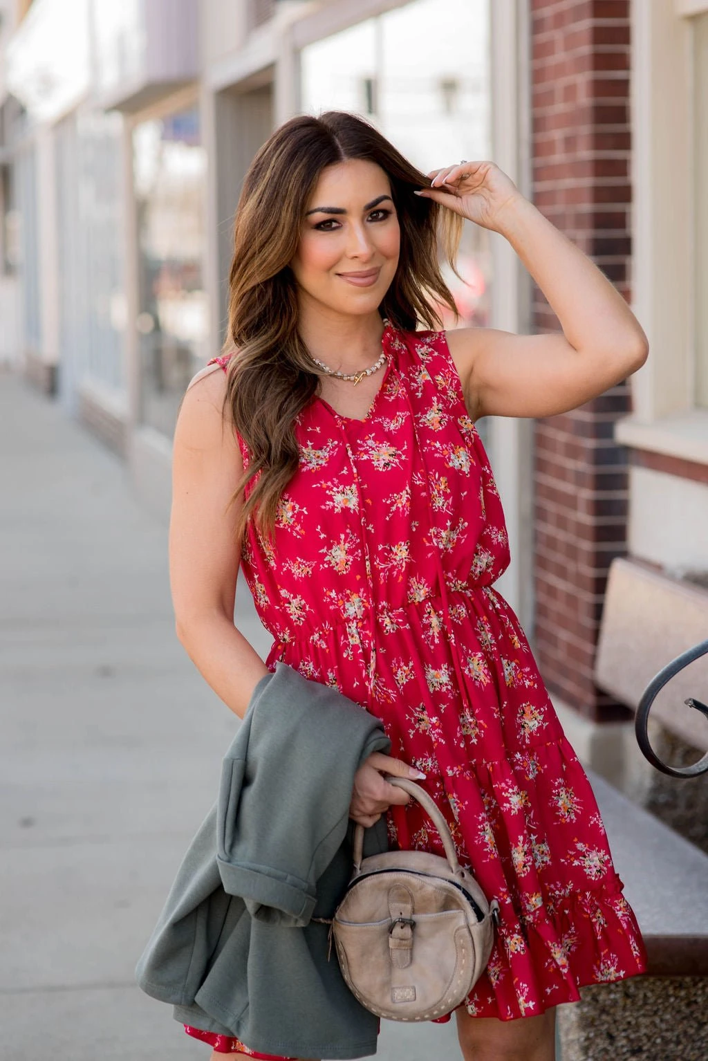 Mini Bouquets Tiered Tank Dress 14 Mini Bouquets Tiered Tank Dress - Image 14