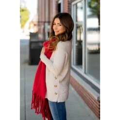 Cute & Cozy Twisted Fringe Scarf -Women's Clothing Store BB 8916 ef69c857 be3b 4b87 824d 49ed0651c045