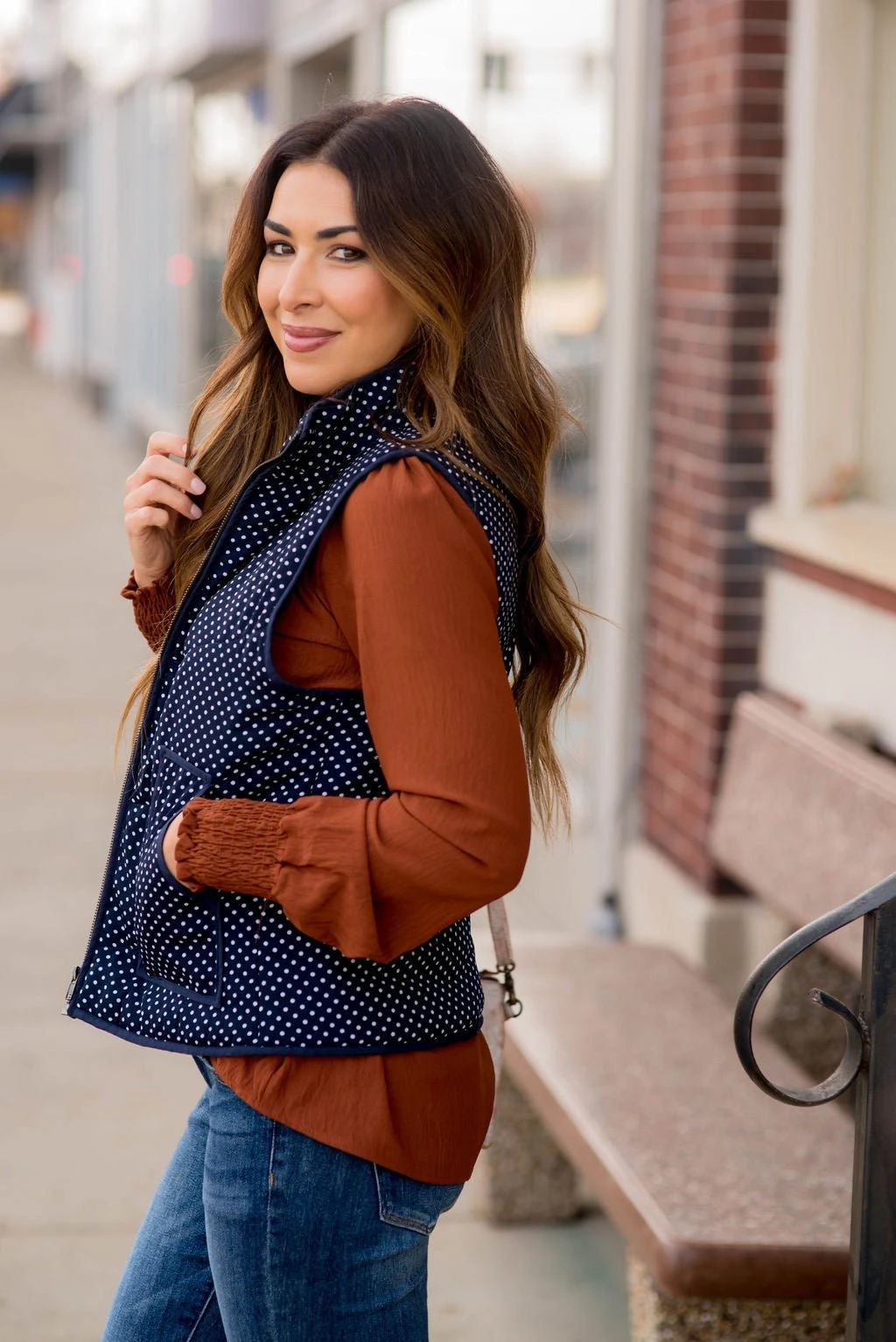 Solid Outlined Polka Dot Vest 14 Solid Outlined Polka Dot Vest - Image 14