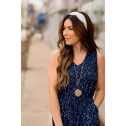 Speckled Tie Waist Tank Dress -Women's Clothing Store BB 8934 145210a1 aeac 4dfb ae76 511de6cbbae7