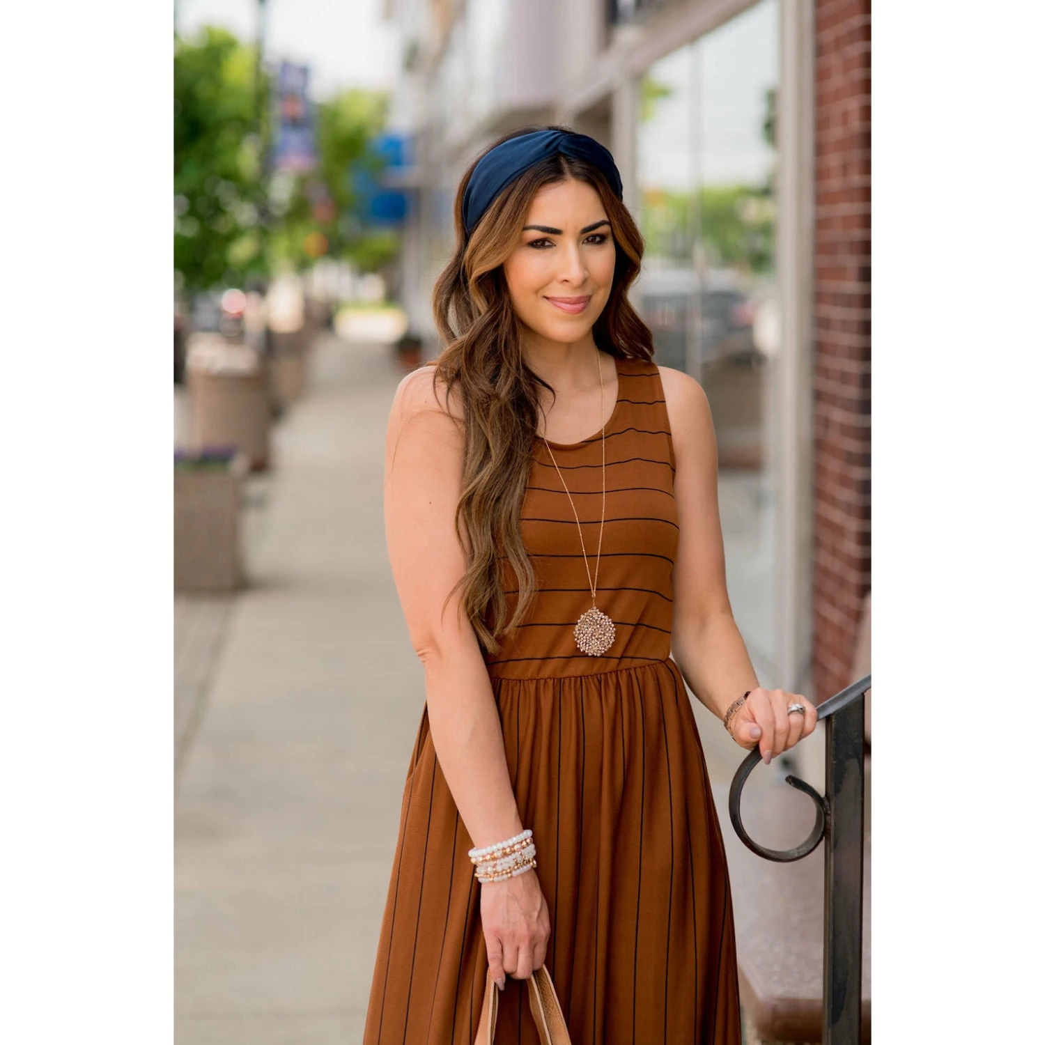 Striped Sleeveless Maxi 9 Striped Sleeveless Maxi - Image 9