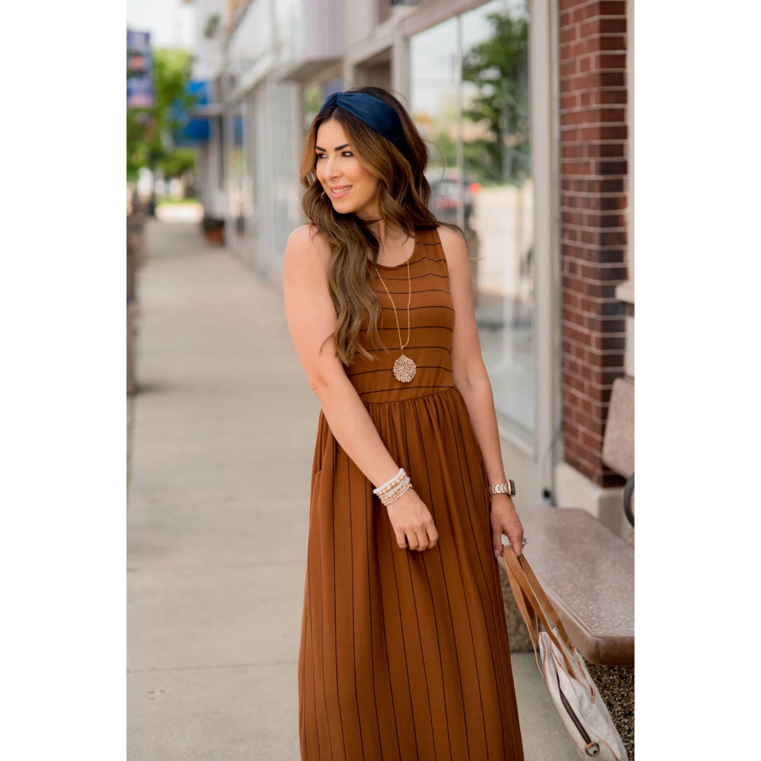 Striped Sleeveless Maxi 11 Striped Sleeveless Maxi - Image 11