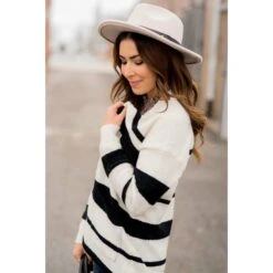 Multi Size Stripe Cardigan -Women's Clothing Store BB 8973 85f8b109 0bec 49b5 98f6 daadc6309c9b