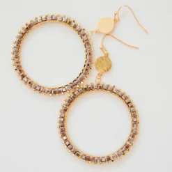 Lucky Hoop Earrings -Women's Clothing Store BB 8990 37256c2e 90cc 4e88 ae99 9ad005bca5b1 354300