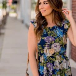 Blossoming Ruffle Accented Maxi Dress -Women's Clothing Store BB 9002 b93ddec3 9bd5 4d1e a6cd f3b0751dc50a 121375