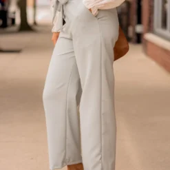 Classy Tie Waist Flare Pants -Women's Clothing Store BB 9004 456f49aa 832d 45fe 8fc5 a19f8fb2df17 539359