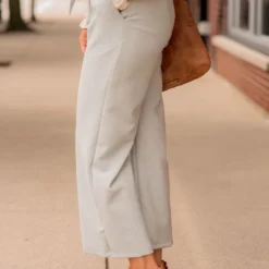 Classy Tie Waist Flare Pants -Women's Clothing Store BB 9006 156275