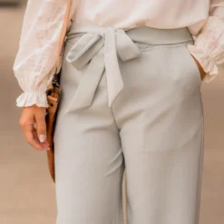 Classy Tie Waist Flare Pants -Women's Clothing Store BB 9008 8d9d1067 4030 473b 98e5 14dde18f26f8 709213