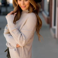 Distressed Side Slit Sweater 27 Distressed Side Slit Sweater -Women's Clothing Store BB 9027 beacc0c3 f636 42eb 9792 5c5cea129af2