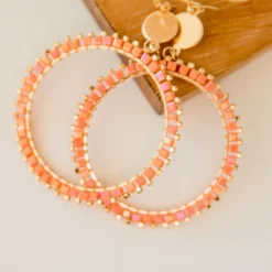 Lucky Hoop Earrings -Women's Clothing Store BB 9045 3401427e 92a9 493f 91a8 bff6ad9d18b5 723223