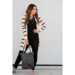 Striped Butter Soft Tunic Cardigan -Cream -Women's Clothing Store BB 9050 4dde033b 9625 45a8 a52a 4861ab9b9fbb