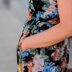 Blossoming Ruffle Accented Maxi Dress -Women's Clothing Store BB 9052 1ab1b58d 4ba4 4503 af36 c1aaeabe3f65 801825