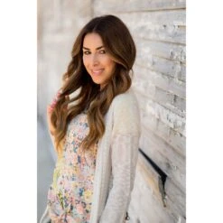 Textured Tissue Cardigan -Women's Clothing Store BB 9082 1768fbae 78ec 4fad 9979 d5a5c1fde610