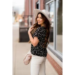 Brush Stroked Dressy Blouse -Women's Clothing Store BB 9095 bd7e7f90 248c 4282 adc5 ce6c232041cb