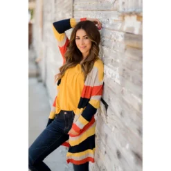 Striped Tissue Cardigan -Women's Clothing Store BB 9106 383062f7 af20 4345 910d a0af8dc636af
