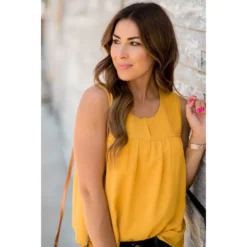 Slit Blouse Tank -Women's Clothing Store BB 9113 cde5a642 5f13 4fd5 a241 82710274ca16