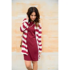 Wide Striped Cardigan -Women's Clothing Store BB 9147 ec4c0dc6 5872 4322 88ab bc12fb01f975
