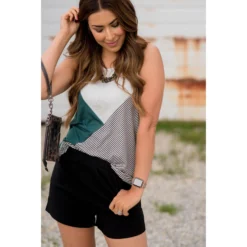 Tri Blocked Striped Tank -Women's Clothing Store BB 9147 f1900c4c c57d 40b8 ae00 8bce8275104f