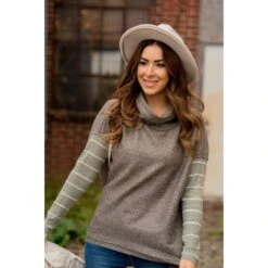 Double Lined Faux Poncho Style Sweater -Women's Clothing Store BB 9148 145e0e4c 5705 4036 bc2f 604ea9d2d0cd