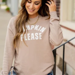 Pumpkin Please Graphic Crewneck