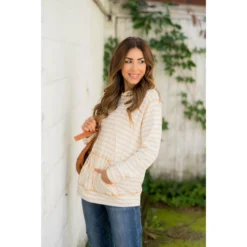 Double Mixed Striped Hoodie -Women's Clothing Store BB 9169 0ae2e339 3a60 4981 82cf 98814bd6bf4a