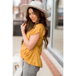 Feather Speckled Front Knot Tee 29 Feather Speckled Front Knot Tee -Women's Clothing Store BB 9169 51e5af5a 3318 4d1d 84ac 30eeb3b5effe