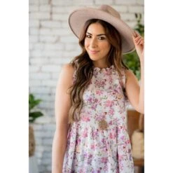 Ruffle Floral Peplum Tank -Women's Clothing Store BB 9179 a631a8a3 fd97 4780 a0ba eb3c52d75d5f