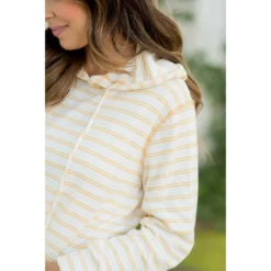 Double Mixed Striped Hoodie -Women's Clothing Store BB 9191 b44b9a33 8dcd 4ca3 beda d7475a718803 291526