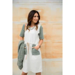 Striped Pocket T-Shirt Dress -Women's Clothing Store BB 9209 5fac1066 bc8e 46f6 90e0 eb068ed465e6